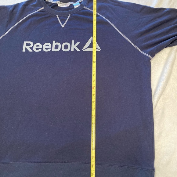 Mens navy Reebok crewneck sweatshirt size 2XL - Picture 4 of 6